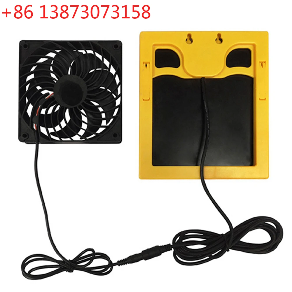 Solar Panel solar charger Fan Waterproof Outdoor Chicken House Plant Pet Ventilation Exhaust Ventilation Fan Silent High Speed
Solar Panel solar charger Fan Waterproof Outdoor Chicken House Plant Pet Ventilation Exhaust Ventilation Fan Silent High Speed
