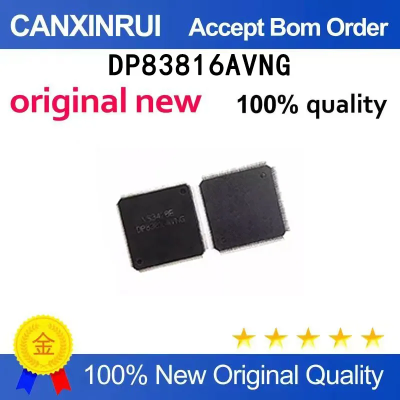 (5-100 PCS) Brand new original DP83816AVNG TQFP144 spot chip
(5-100 PCS) Brand new original DP83816AVNG TQFP144 spot chip