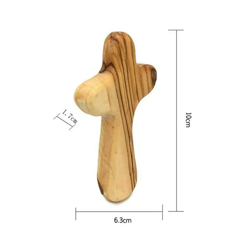ABNQ 10PCS Small Olive Wood Crosses, Holding Crosses Portable Prayer Crosses
ABNQ 10PCS Small Olive Wood Crosses, Holding Crosses Portable Prayer Crosses