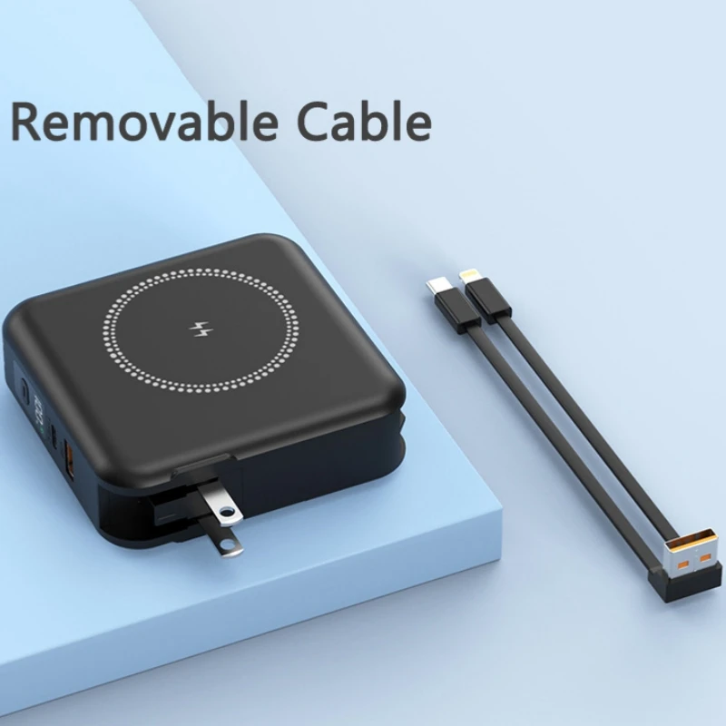 Настенное зарядное устройство Magsafe Power Bank 10000 мАч, магнитный беспроводной внешний аккумулятор 15 Вт для iPhone 16, Xiaomi, Samsung, 22,5 Вт, быстрая зарядная станция
Настенное зарядное устройство Magsafe Power Bank 10000 мАч, магнитный беспроводной внешний аккумулятор 15 Вт для iPhone 16, Xiaomi, Samsung, 22,5 Вт, быстрая зарядная станция