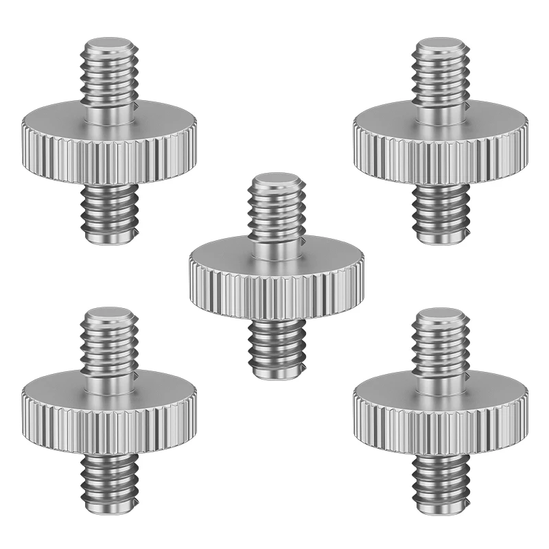 1/4" Male to 1/4" Male Threaded Metal Adapter Double Male Screw Adapter Supports Tripod Stand Camera Accessories
1/4" Male to 1/4" Male Threaded Metal Adapter Double Male Screw Adapter Supports Tripod Stand Camera Accessories