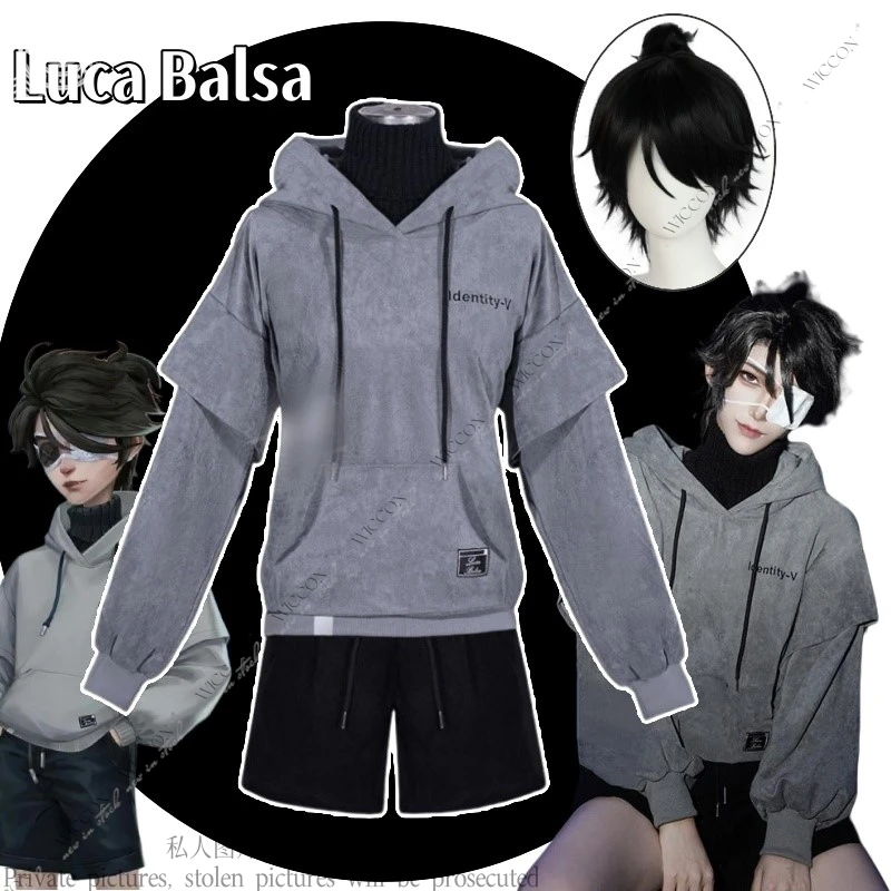Luca Balsa Game Identity V Prisoner Косплей Костюм Киберспорт Толстовка Повседневная Униформа Luca Balsa Парик Мужчины Хэллоуин Вечеринка Cos Костюм
Luca Balsa Game Identity V Prisoner Косплей Костюм Киберспорт Толстовка Повседневная Униформа Luca Balsa Парик Мужчины Хэллоуин Вечеринка Cos Костюм