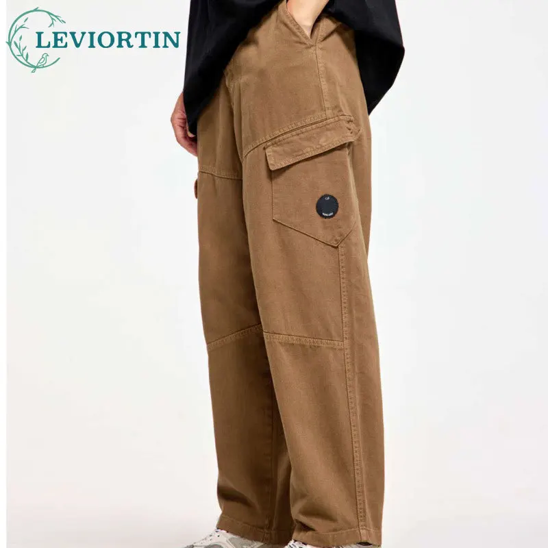 Men's autumn /winter fashionable versatile washed retro brown wide leg pants, wear-resistant, dirt resistant, loose casual pants
Men's autumn /winter fashionable versatile washed retro brown wide leg pants, wear-resistant, dirt resistant, loose casual pants
