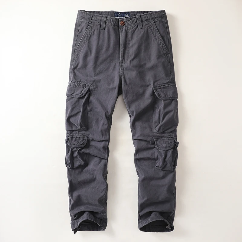 American Work Pants Men's Trendy Jogging Pants Street Dance Ties Outdoor Drop-feeling Multi-pocket Straight Camouflage Trousers
American Work Pants Men's Trendy Jogging Pants Street Dance Ties Outdoor Drop-feeling Multi-pocket Straight Camouflage Trousers