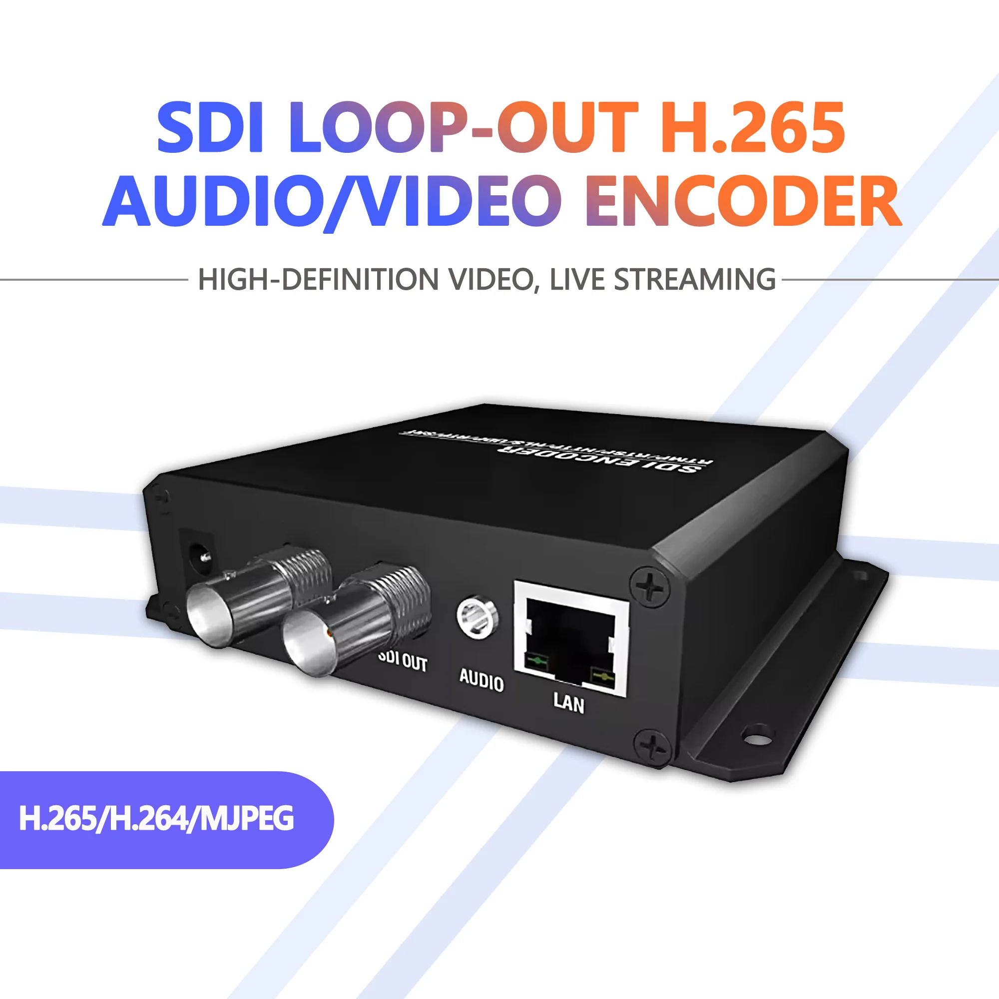 HD SDI-to-IP Converter, IPTV, SDI Loop-Out Video Encoder, H.265 HD SD-SDI Capture Card
HD SDI-to-IP Converter, IPTV, SDI Loop-Out Video Encoder, H.265 HD SD-SDI Capture Card