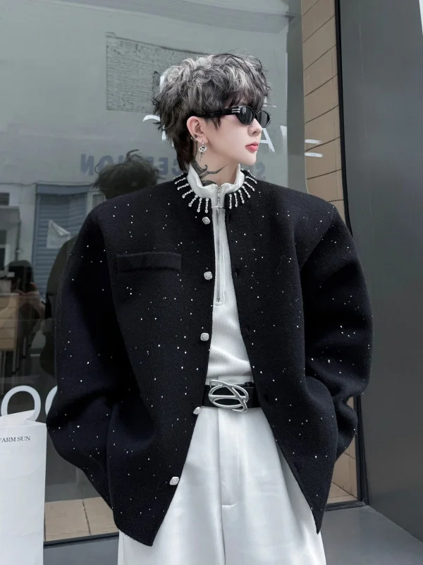 Men's Thiened Winter Knitwear Star Pattern Flaing Open Cardigan Warm Casual Long Sve round Ne Pullover Pearl Decorat...
Men's Thiened Winter Knitwear Star Pattern Flaing Open Cardigan Warm Casual Long Sve round Ne Pullover Pearl Decorat...