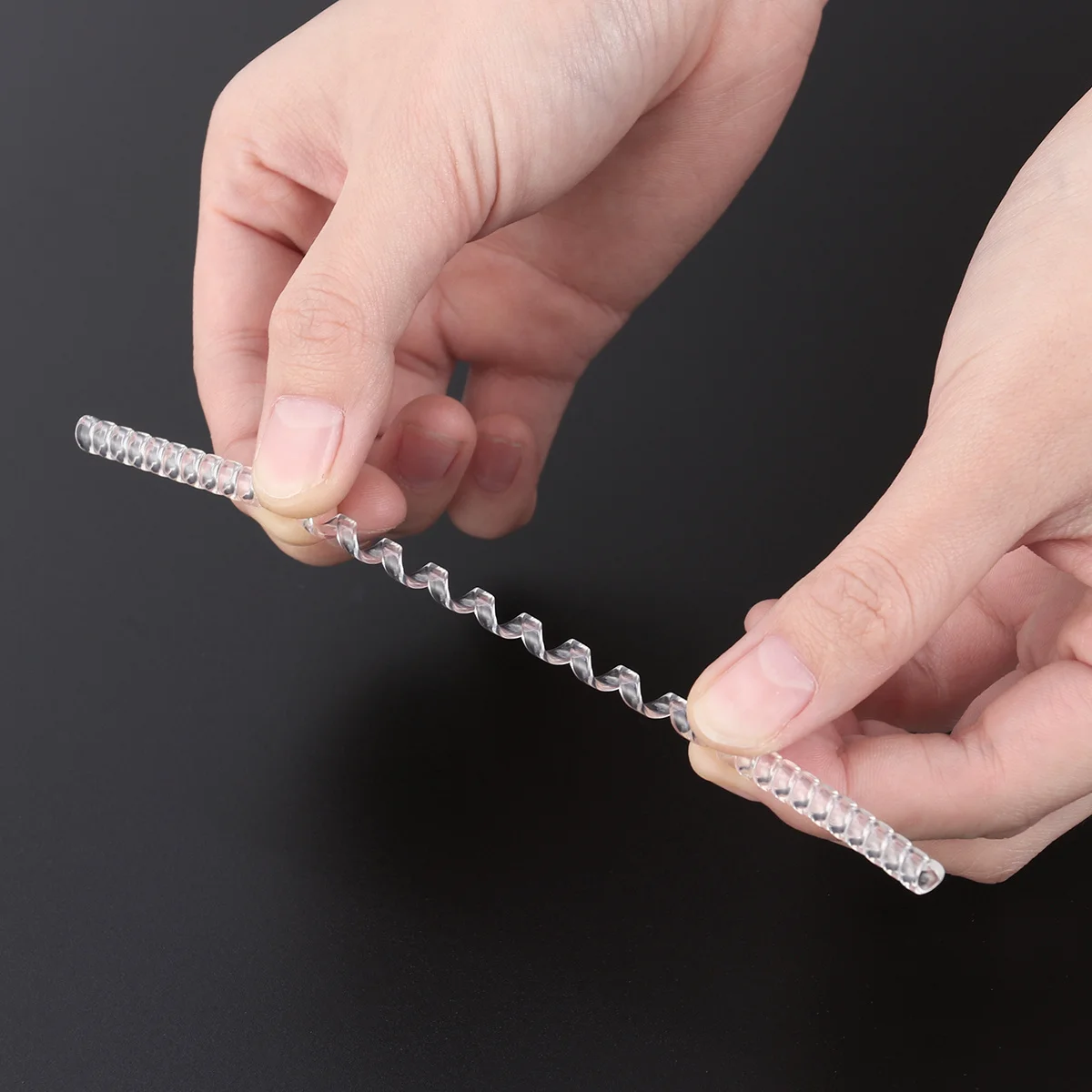 8Pcs Ring Size Adjuster Transparent Plastic Invisible Spring Design Secure Comfortable Adjustable Thickness Ring Fit Various 
8Pcs Ring Size Adjuster Transparent Plastic Invisible Spring Design Secure Comfortable Adjustable Thickness Ring Fit Various