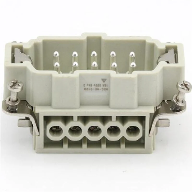 AB41-3X Прямоугольные разъемы для тяжелых условий эксплуатации HDC HE 10-жильный контакт 16A 500V Водонепроницаемая авиационная вилка Боковой разъем, HDC-HE-010
AB41-3X Прямоугольные разъемы для тяжелых условий эксплуатации HDC HE 10-жильный контакт 16A 500V Водонепроницаемая авиационная вилка Боковой разъем, HDC-HE-010