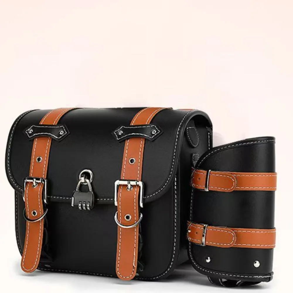 1 Pair Waterproof Saddle Bag Large Capacity PU Leather Motorcycle Bag Wear-resistant Cool Design Motorcycle Side Bag
1 Pair Waterproof Saddle Bag Large Capacity PU Leather Motorcycle Bag Wear-resistant Cool Design Motorcycle Side Bag