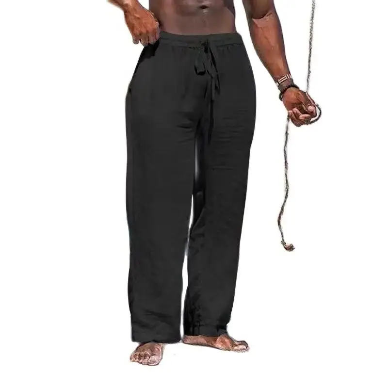 Summer Men Sport Gym Pants Soild Cotton Linen Pants Breathable Casual Training Trousers Joggers Hip Pop Sweatpants Streetwear
Summer Men Sport Gym Pants Soild Cotton Linen Pants Breathable Casual Training Trousers Joggers Hip Pop Sweatpants Streetwear