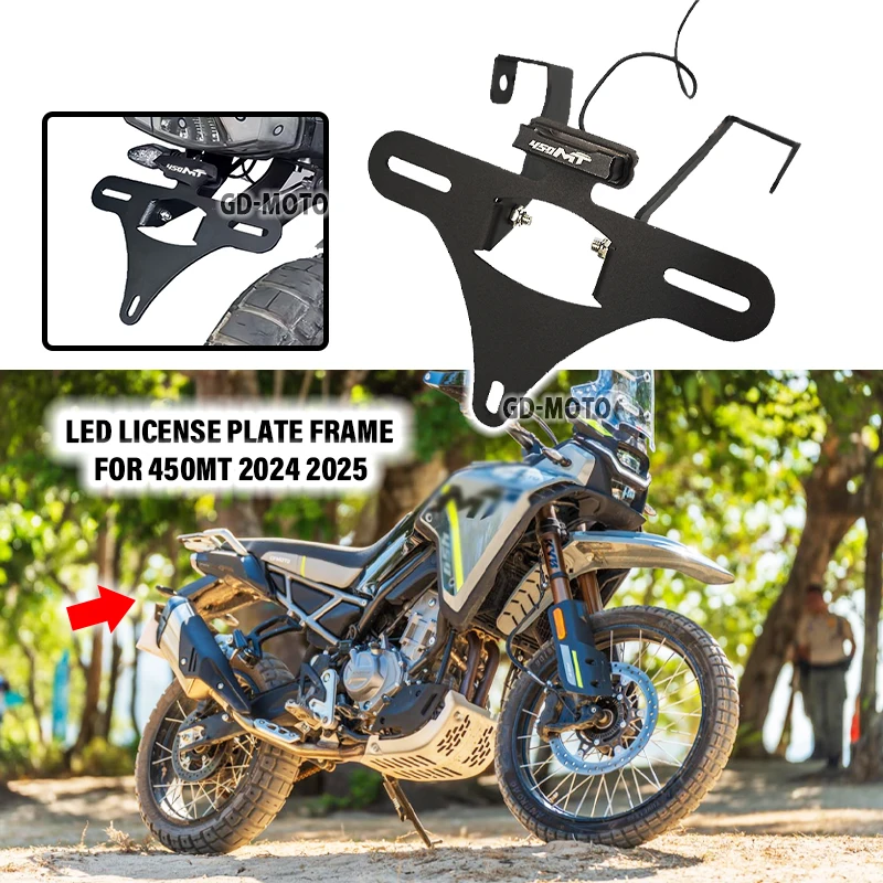 For CFMOTO CF450MT mt 450 MT 450MT MT450 2024 2025 2026 MOTO License Plate Holder Bracket Rear Tail Tidy Fender Eliminator Kit
For CFMOTO CF450MT mt 450 MT 450MT MT450 2024 2025 2026 MOTO License Plate Holder Bracket Rear Tail Tidy Fender Eliminator Kit