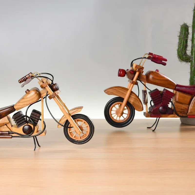 Wooden Motorcycle Model Ornaments Retro Motor Figurine Decoration Wood Motorbike Handmade Gifts Kids Home Office Decor Craft
Wooden Motorcycle Model Ornaments Retro Motor Figurine Decoration Wood Motorbike Handmade Gifts Kids Home Office Decor Craft