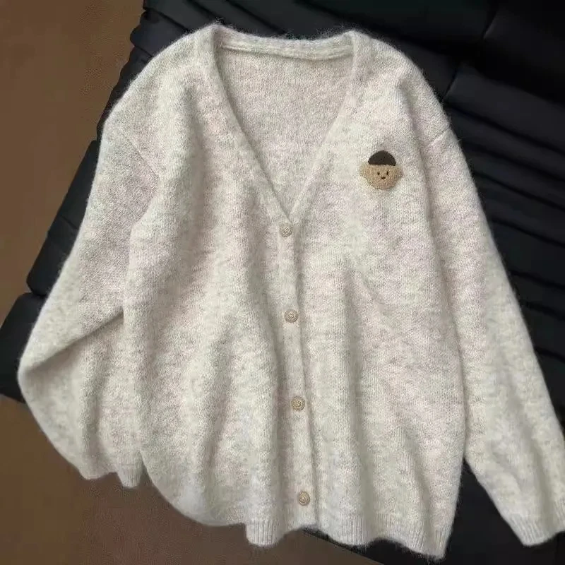 Women's Loose Knitted Casual Open Cardigan Outerwear Sweater Autumn 2025 New Sle Comfortable Lazy Feeling Small Size
Women's Loose Knitted Casual Open Cardigan Outerwear Sweater Autumn 2025 New Sle Comfortable Lazy Feeling Small Size