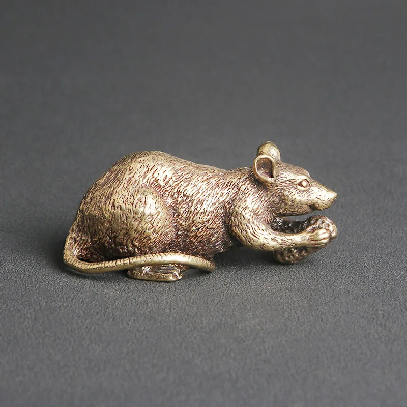 Brass Fortune Rat Desktop Ornament Zodiac Rat Paperweight Text Play Tea Pet Crafts
Brass Fortune Rat Desktop Ornament Zodiac Rat Paperweight Text Play Tea Pet Crafts