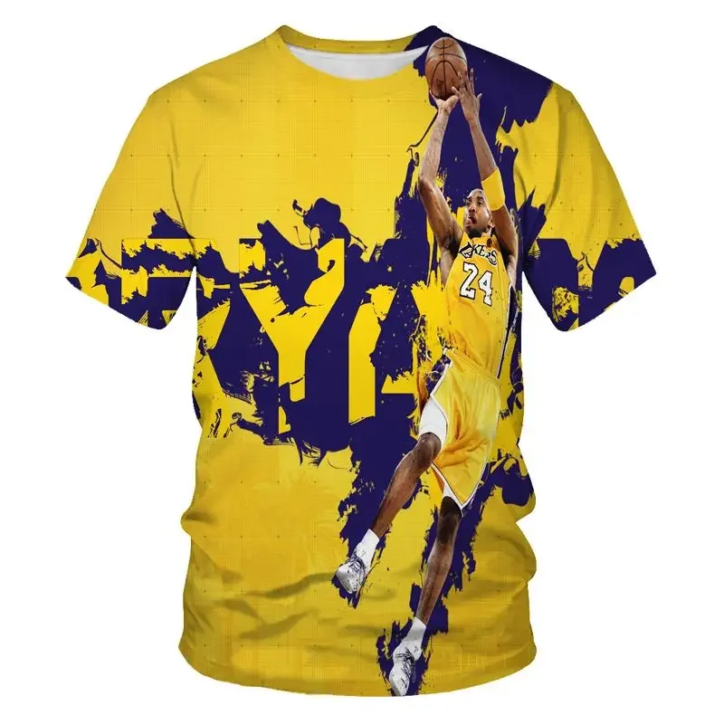 Kobe Hot Trend NBA Star T-shirt 3D Digital Print Basketball Summer Fashion Short Sleeve Loose Casual Round Neck T-shirt
Kobe Hot Trend NBA Star T-shirt 3D Digital Print Basketball Summer Fashion Short Sleeve Loose Casual Round Neck T-shirt