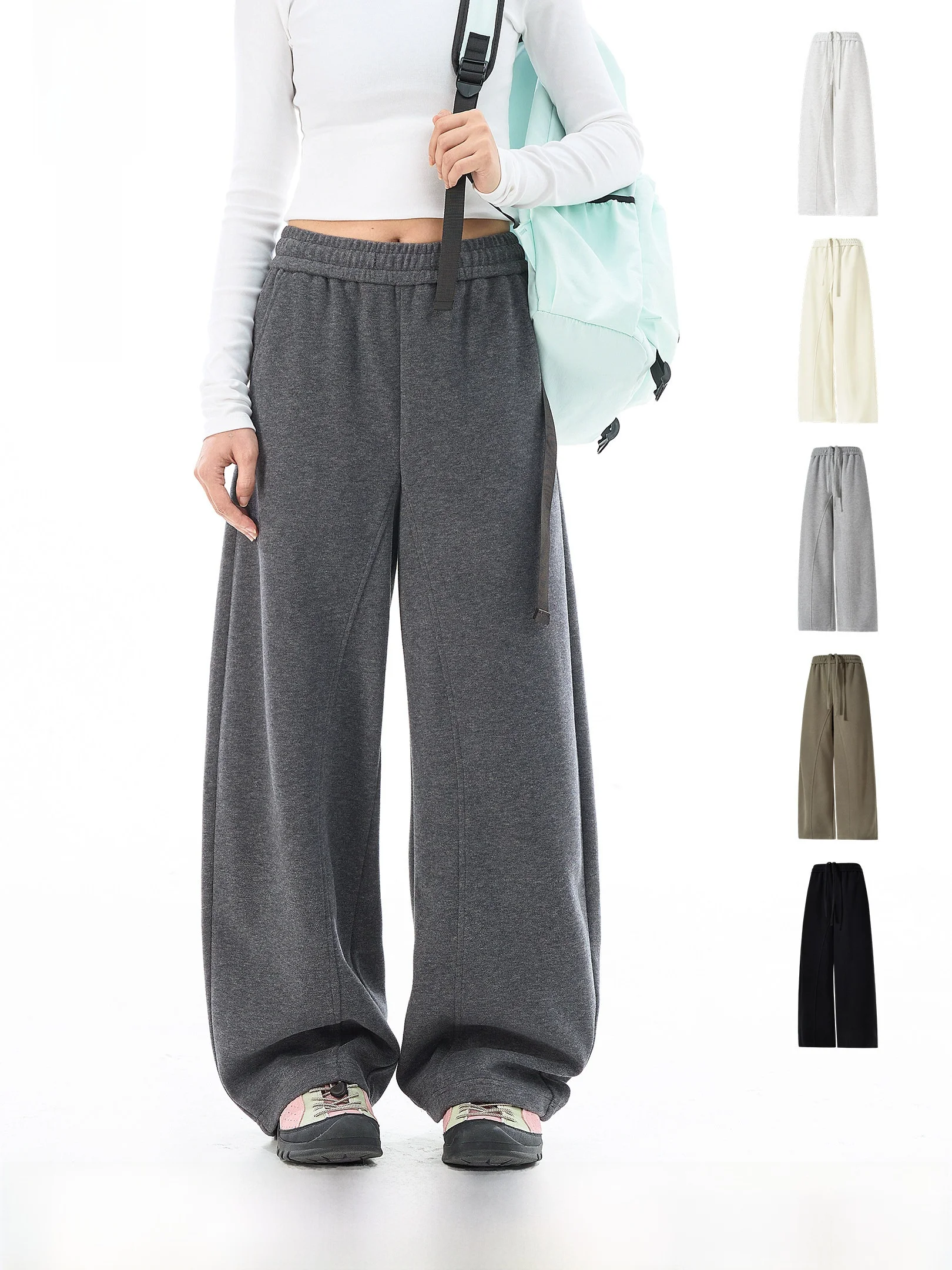 American Sle Loose Comfortable Women's Pants Spring Straight Casual Sports Trousers Draped Loose Floor-Length Sweatpants
American Sle Loose Comfortable Women's Pants Spring Straight Casual Sports Trousers Draped Loose Floor-Length Sweatpants