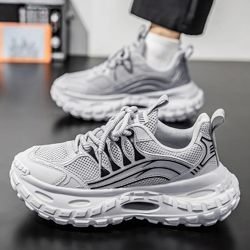2026 Summer New Men'S Dad Shoes Breathable Thick Sole Height Increasing Casual Shoes Lightweight And Comfortable Sports Shoes
2026 Summer New Men'S Dad Shoes Breathable Thick Sole Height Increasing Casual Shoes Lightweight And Comfortable Sports Shoes