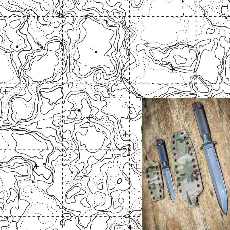 8 Sizes White Topographic Image KYDEX Thermoform Thermoplastic Plate Board Sheet Material for Holsters Sheath Scabbard Making
8 Sizes White Topographic Image KYDEX Thermoform Thermoplastic Plate Board Sheet Material for Holsters Sheath Scabbard Making