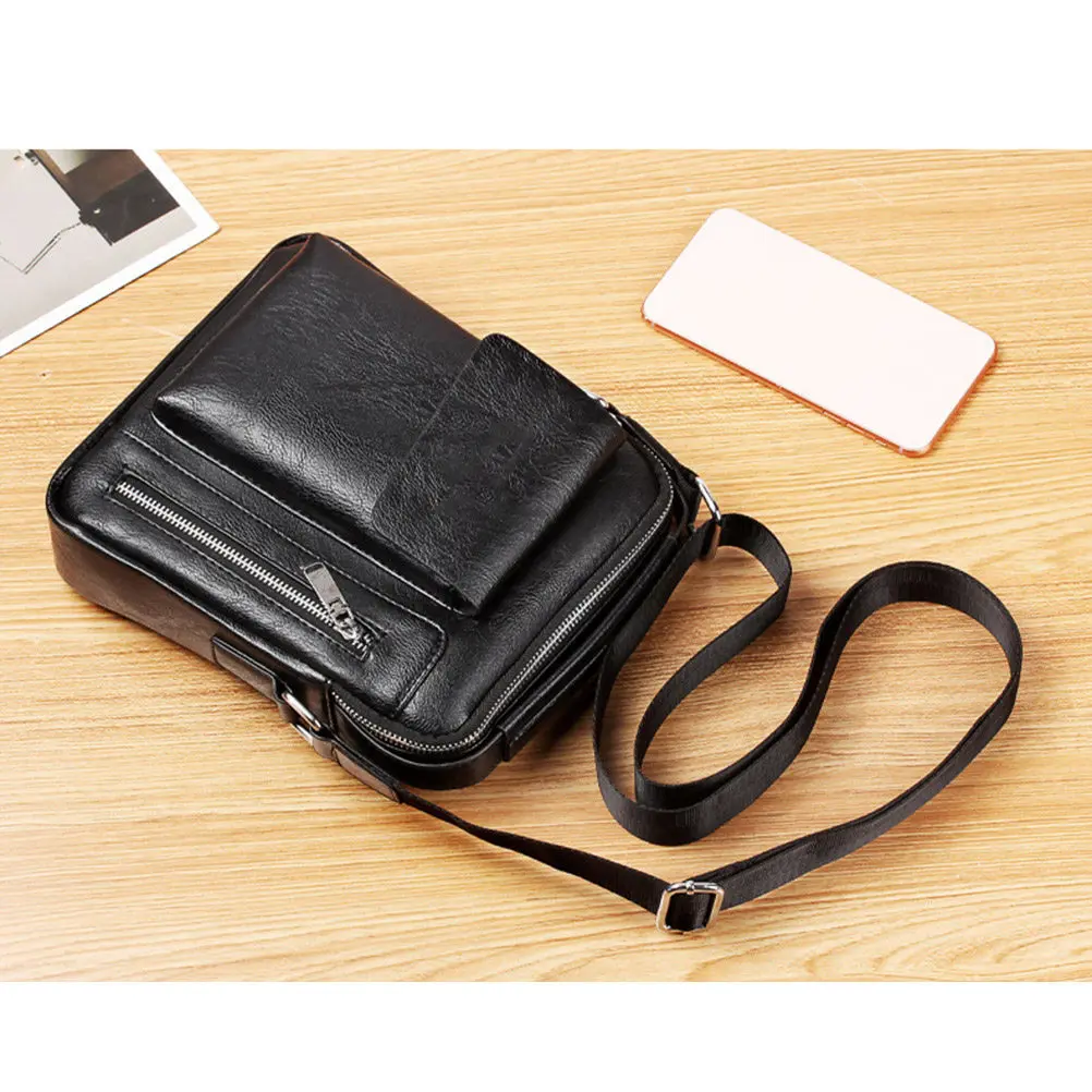 Men Shoulder Bag PU Large Size -Resistant Zipper Messenger Bag Crossbody Business Casual Adjustable Strap
Men Shoulder Bag PU Large Size -Resistant Zipper Messenger Bag Crossbody Business Casual Adjustable Strap
