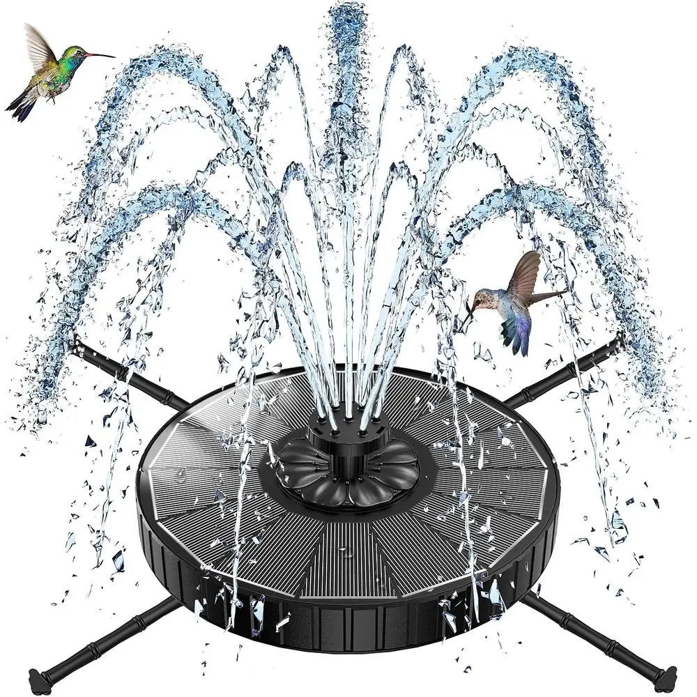 Mountain with 3 Spray Height, 3.5W Glass Bird Bath Fountain with 4 Adjustable Mixed Rods, and 7 Nozzles, Outdoor Water Fountain
Mountain with 3 Spray Height, 3.5W Glass Bird Bath Fountain with 4 Adjustable Mixed Rods, and 7 Nozzles, Outdoor Water Fountain
