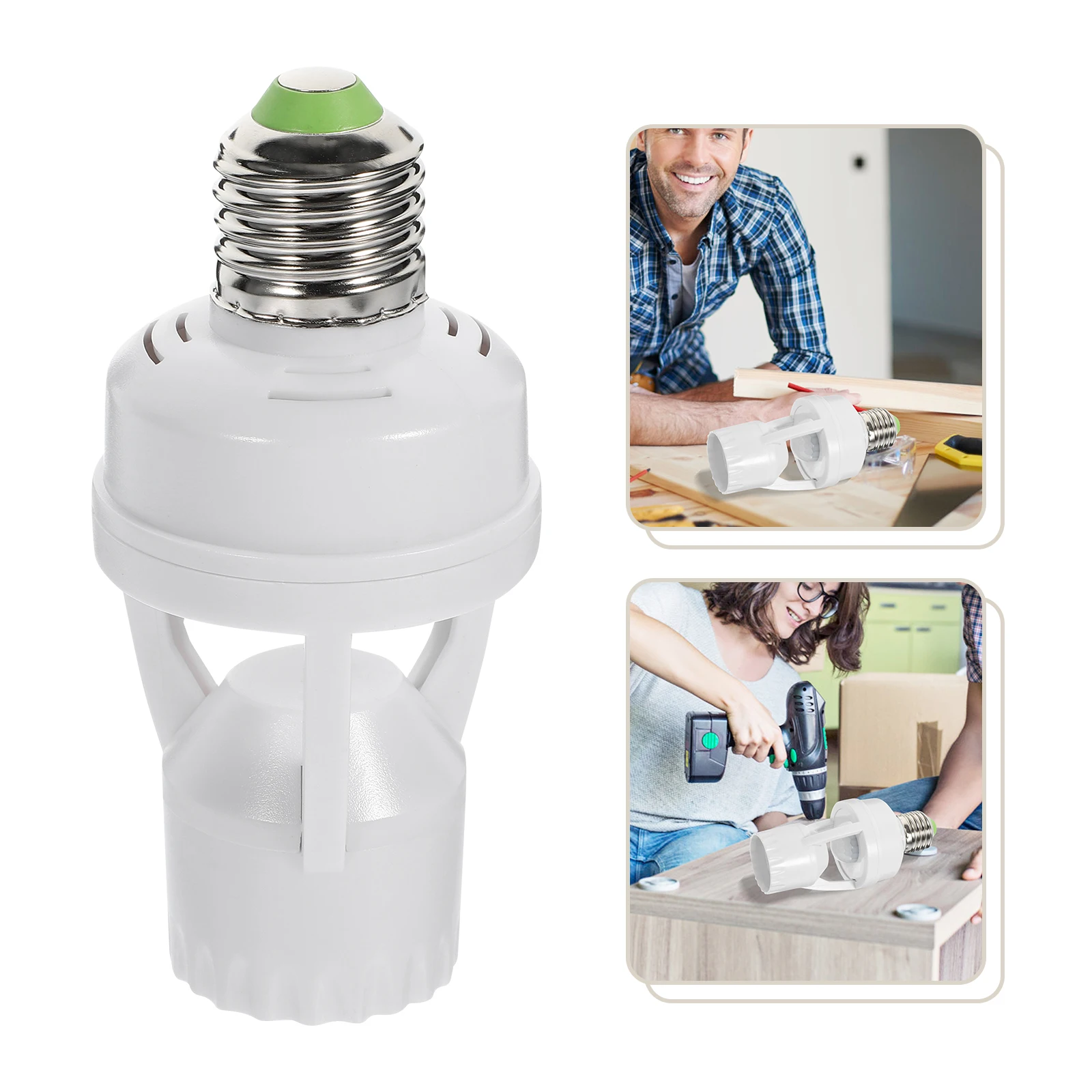Smart Sensor Light Holder E27 Adjustable Motion Detection Lamp Socket Ambient Brightness Control Indoor Use Garage
Smart Sensor Light Holder E27 Adjustable Motion Detection Lamp Socket Ambient Brightness Control Indoor Use Garage