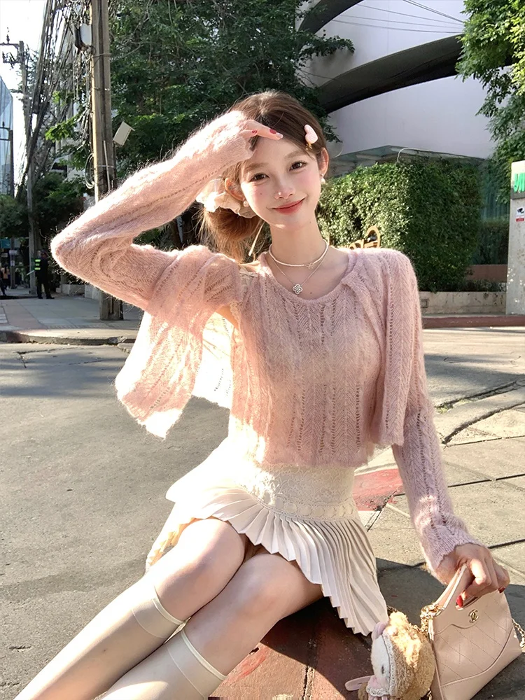 Acaine Hollow out Knitted Mist Girl Gentle Korean Sle 22 2000 95 pe Faionable Women's Sweater Straight Tube ape Long...
Acaine Hollow out Knitted Mist Girl Gentle Korean Sle 22 2000 95 pe Faionable Women's Sweater Straight Tube ape Long...