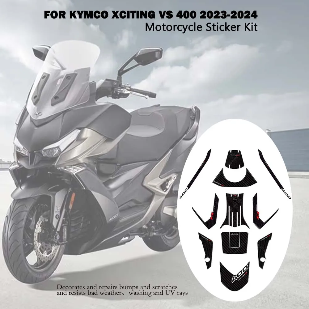 For Kymco Xciting VS 400 2023-2024 3D Gel Epoxy Resin Stickers Waterproof Motorcycle Tank Pad Protective Sticker Kit
For Kymco Xciting VS 400 2023-2024 3D Gel Epoxy Resin Stickers Waterproof Motorcycle Tank Pad Protective Sticker Kit