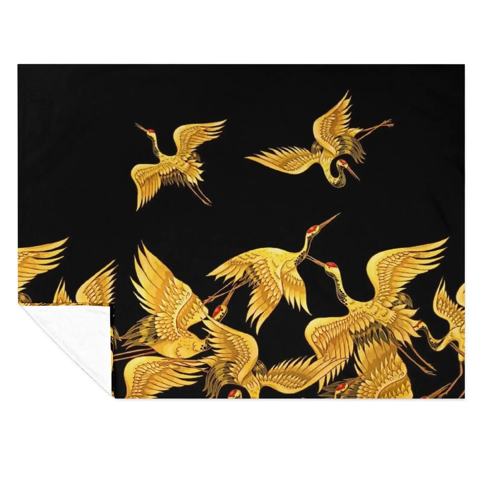 Golden Japanese Cranes Oriental Throw Blanket Luxury Throw Kid'S Loose Beach Blankets
Golden Japanese Cranes Oriental Throw Blanket Luxury Throw Kid'S Loose Beach Blankets