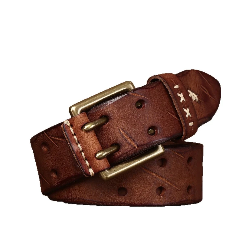 3.8cm men's belt retro double needle wash outdoor leather belt Korean trend casual belt
3.8cm men's belt retro double needle wash outdoor leather belt Korean trend casual belt