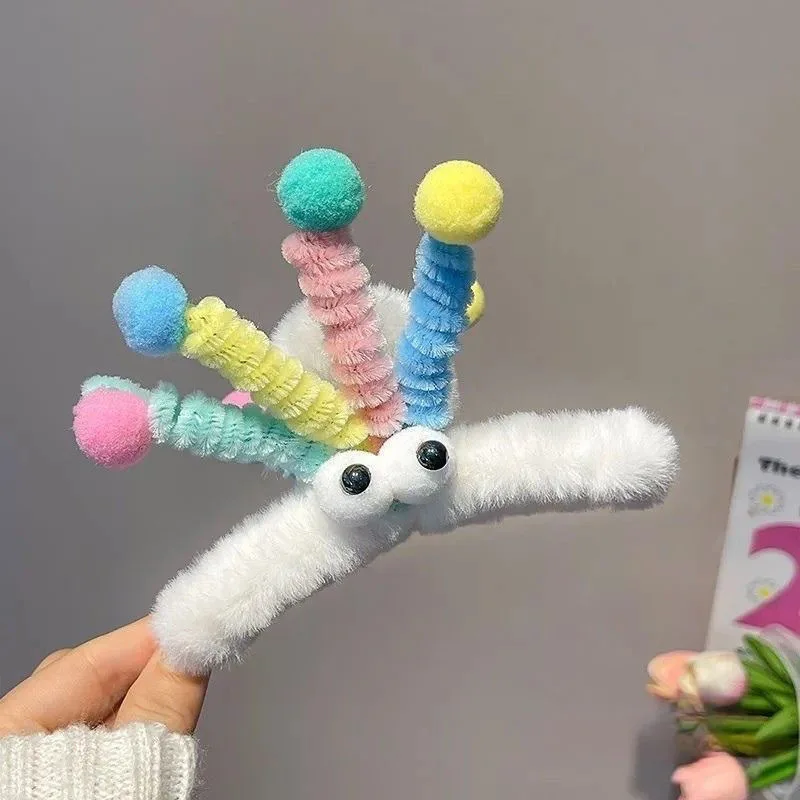 1/6pcs cute big eyes kid plush funny hair clips ugly female soft hair accessories hair clips bangs clip duckbill hair accessorie
1/6pcs cute big eyes kid plush funny hair clips ugly female soft hair accessories hair clips bangs clip duckbill hair accessorie
