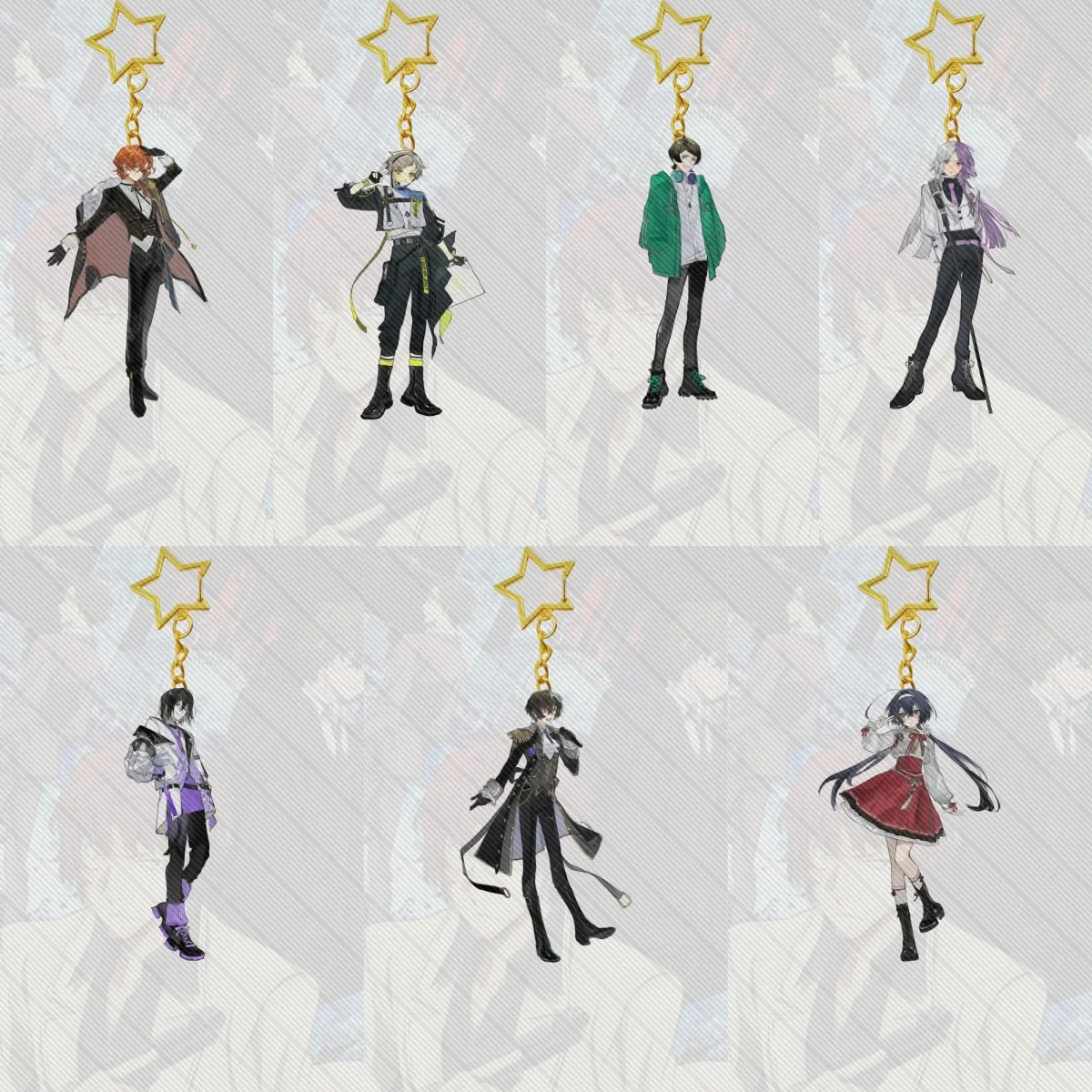 6CM hot Anime Bungo Stray Dogs Acrylic Keychain Model Cosplay Characters Ornament Accessories Good Christmas Gifts
6CM hot Anime Bungo Stray Dogs Acrylic Keychain Model Cosplay Characters Ornament Accessories Good Christmas Gifts