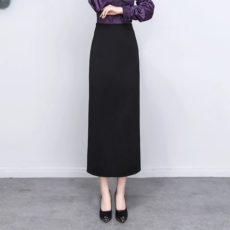 2023 Women Spring Autumn New High Waist Slim Skirts Female Long Split Package Hip Skirts Ladies Solid Color One-step Skirt Q479
2023 Women Spring Autumn New High Waist Slim Skirts Female Long Split Package Hip Skirts Ladies Solid Color One-step Skirt Q479