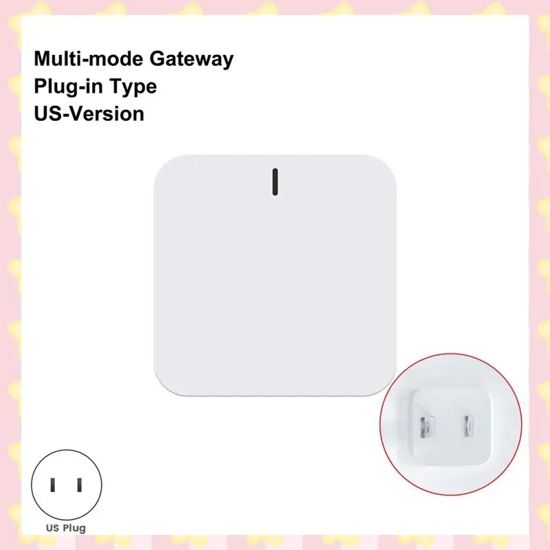 AB51 шлюз-концентратор, подключаемый тип Zigbee/Bluetooth, многорежимный шлюзовый мост для умной домашней автоматизации, работает с вилкой Alexa US 
AB51 шлюз-концентратор, подключаемый тип Zigbee/Bluetooth, многорежимный шлюзовый мост для умной домашней автоматизации, работает с вилкой Alexa US