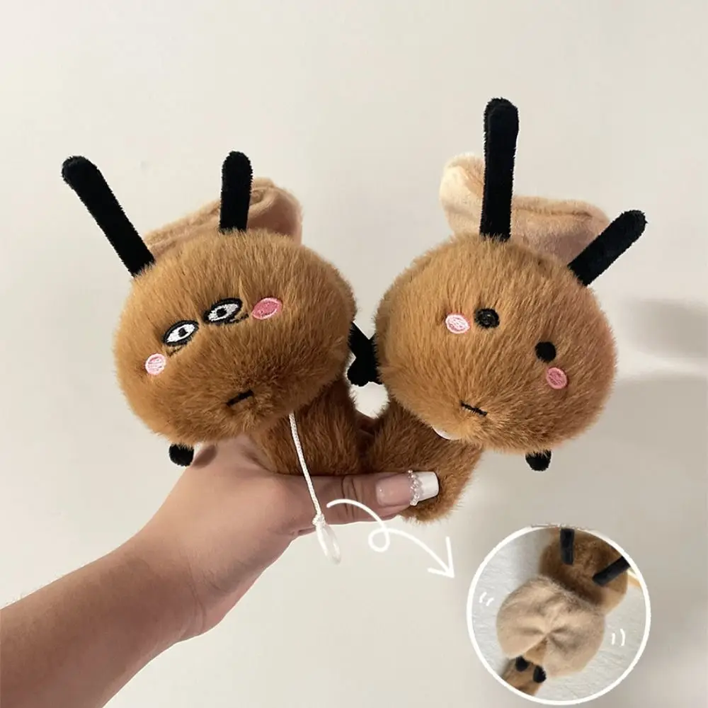 Cute Plush Wrist Band Doll Cartoon Bracelet Vibrating Wings Pull line Soft Cockroach Slap Bracelet
Cute Plush Wrist Band Doll Cartoon Bracelet Vibrating Wings Pull line Soft Cockroach Slap Bracelet