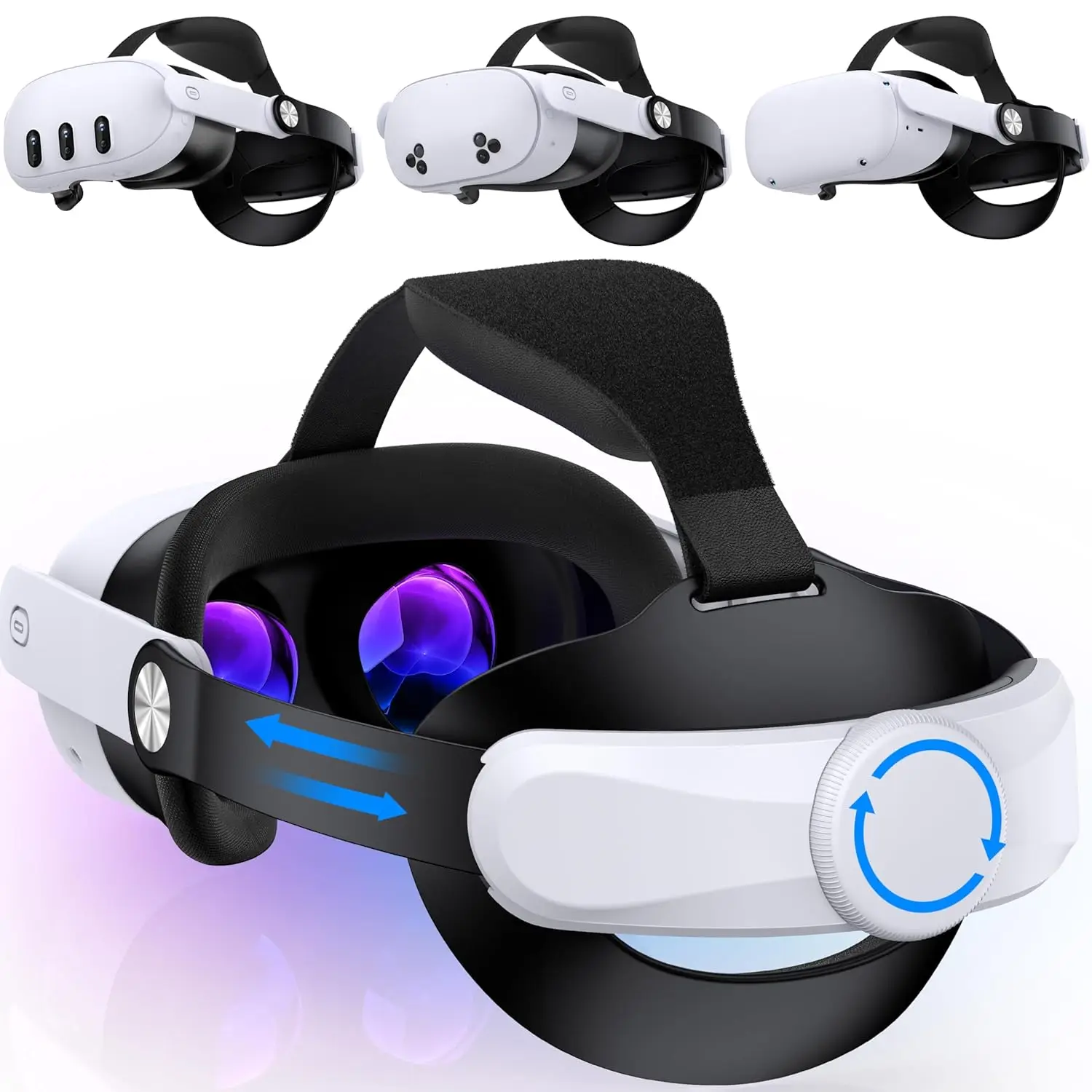 MQ5000 for Meta Quest 3S/Quest 3/Quest 2 Head Strap for Elite Strap VR Headset Strap Pressure PlayStation Vita Game
MQ5000 for Meta Quest 3S/Quest 3/Quest 2 Head Strap for Elite Strap VR Headset Strap Pressure PlayStation Vita Game