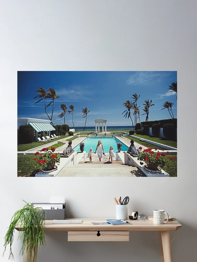 Slim Aarons Neo-Classical Pool, Print Art Canvas Poster, For Living Room Decor, Home Wall Picture
Slim Aarons Neo-Classical Pool, Print Art Canvas Poster, For Living Room Decor, Home Wall Picture