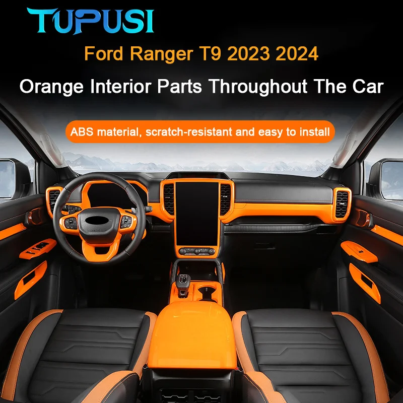 For Ford Ranger Raptor Wildtrak T9 2022 2023 2024 2025 Orange Car Central Gear Shift Panel Rear Air Outlet Frame Door Trim Strip
For Ford Ranger Raptor Wildtrak T9 2022 2023 2024 2025 Orange Car Central Gear Shift Panel Rear Air Outlet Frame Door Trim Strip