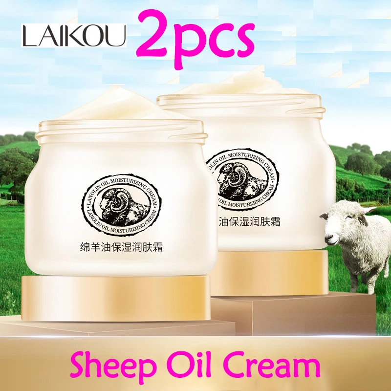 2pcs LAIKOU Face Cream Collagen Sheep Oil Lanolin Facial Moisturizing Soothing Hydrating Essence Facial Skin Care Cream
2pcs LAIKOU Face Cream Collagen Sheep Oil Lanolin Facial Moisturizing Soothing Hydrating Essence Facial Skin Care Cream