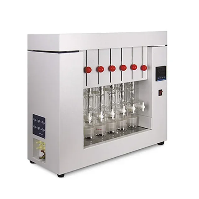 CHINCAN SZF-06C digital Soxhlet automatic Extraction digital Analyzer tests content extractor
CHINCAN SZF-06C digital Soxhlet automatic Extraction digital Analyzer tests content extractor
