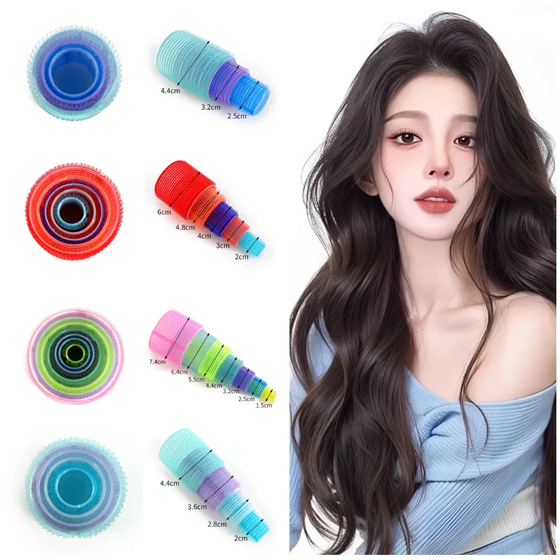 6pcs Random Color Self-adhesive Hair Roller Heatless Air Bangs Rollers Curlers Volume Self-adhesive Hook Loop DIY Styling Tools
6pcs Random Color Self-adhesive Hair Roller Heatless Air Bangs Rollers Curlers Volume Self-adhesive Hook Loop DIY Styling Tools