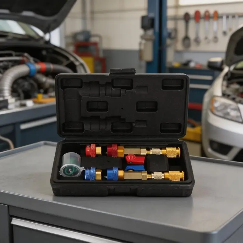 Multifunction Auto Valves Tool Easy to Use Designed for R134a R1234yf R22
Multifunction Auto Valves Tool Easy to Use Designed for R134a R1234yf R22