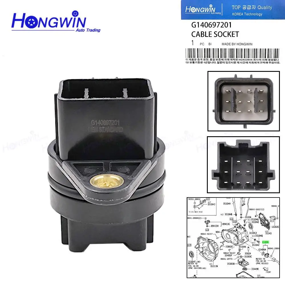 G140697201 CABLE SOCKET FOR Toyota AGYA/WIGO AVANZA BB CAMI COPEN DUET LITE/TOWNACE PASSO PIXIS EPOCH RUSH SPARKY TANK/ROOMY
G140697201 CABLE SOCKET FOR Toyota AGYA/WIGO AVANZA BB CAMI COPEN DUET LITE/TOWNACE PASSO PIXIS EPOCH RUSH SPARKY TANK/ROOMY