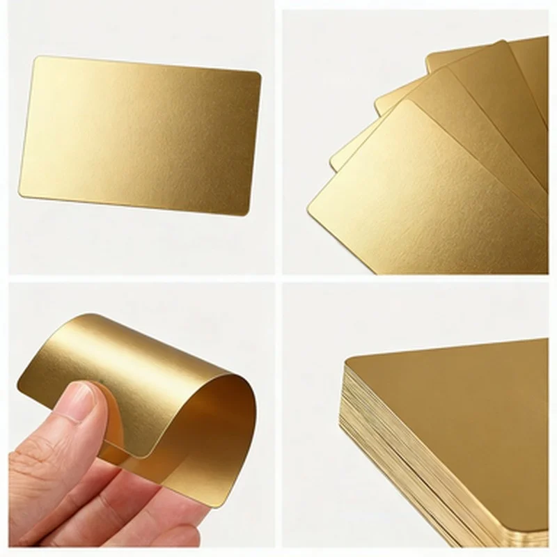 73pcs Gold Smooth Metal Engraving Card Custom Enterprise Logo Plate Hard Aluminum Sheet for Member Identity Marking Use
73pcs Gold Smooth Metal Engraving Card Custom Enterprise Logo Plate Hard Aluminum Sheet for Member Identity Marking Use