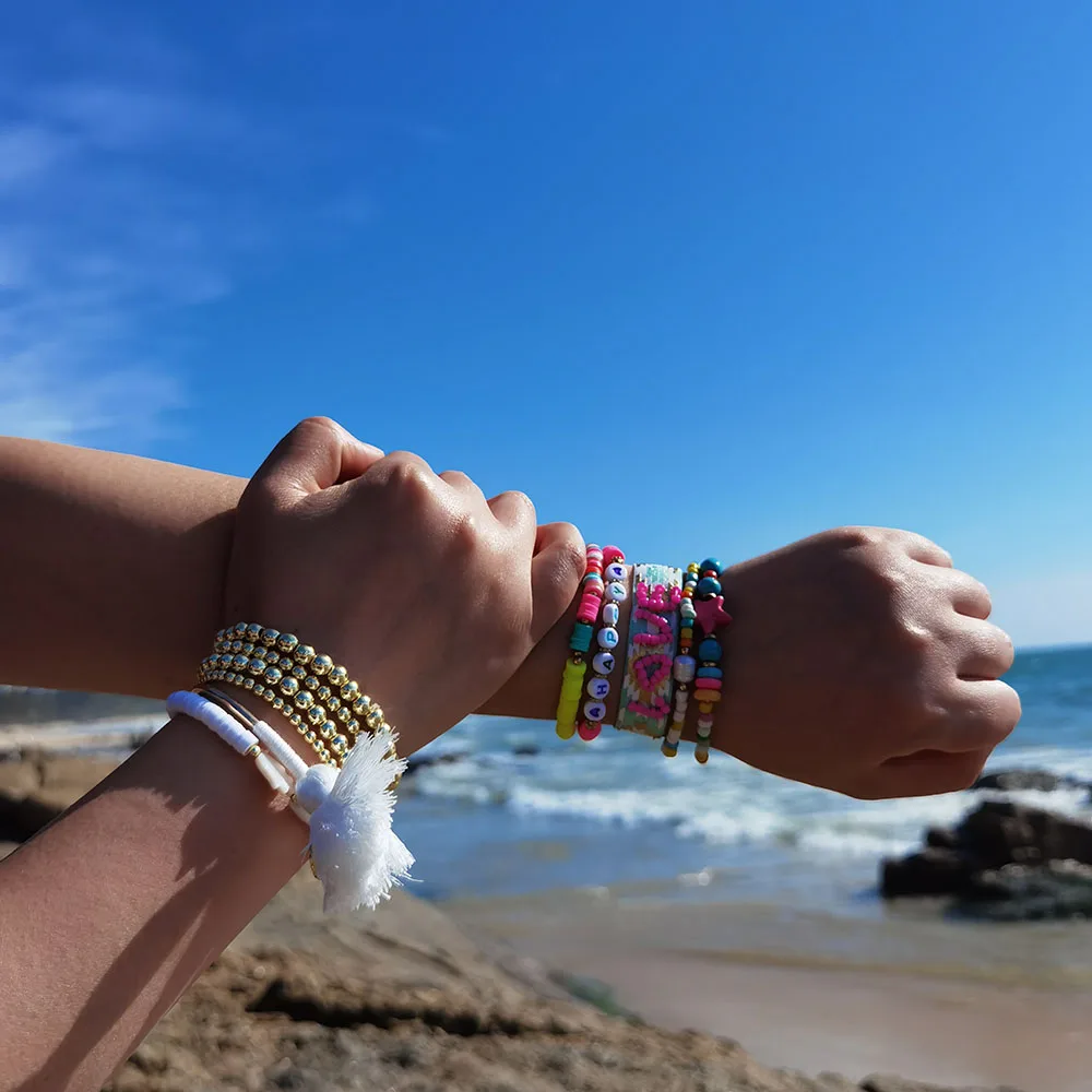 Go to Beach for Summer Bracelets Fashion Handmade Angle Lucky Evil Eye Bracelet with Good Tassel
Go to Beach for Summer Bracelets Fashion Handmade Angle Lucky Evil Eye Bracelet with Good Tassel
