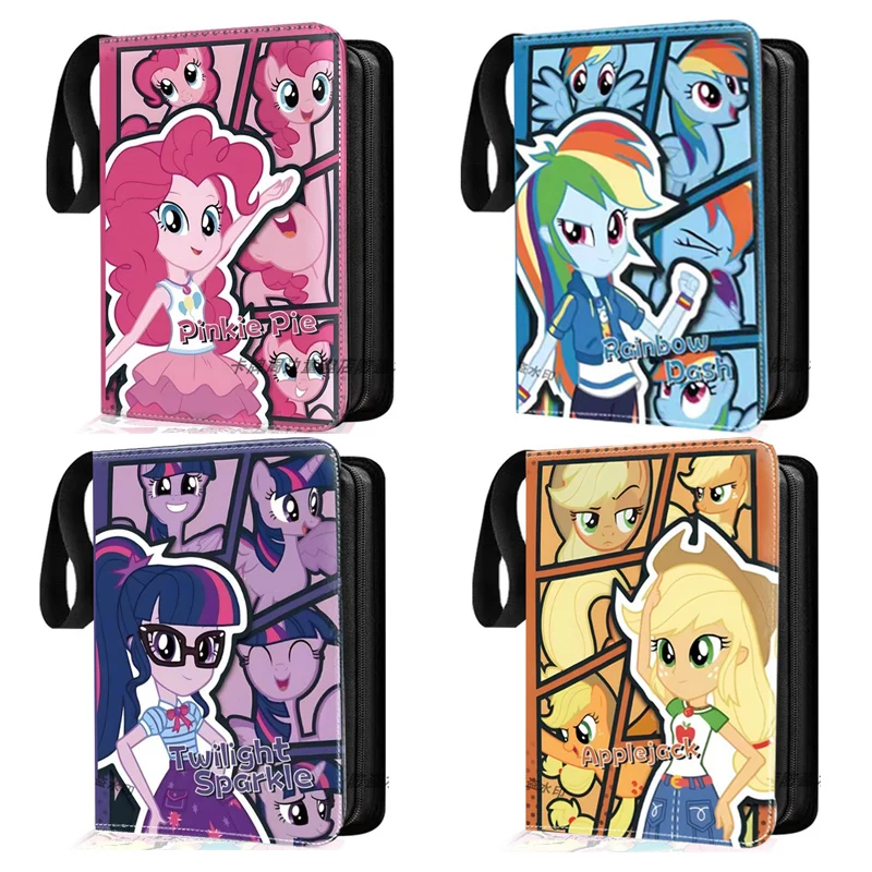400pcs My Little Pony Card Album Book Folder 4 Card Slots Collections Zipper Double Pocket Zipper Card Binder Holder Kids Toys
400pcs My Little Pony Card Album Book Folder 4 Card Slots Collections Zipper Double Pocket Zipper Card Binder Holder Kids Toys