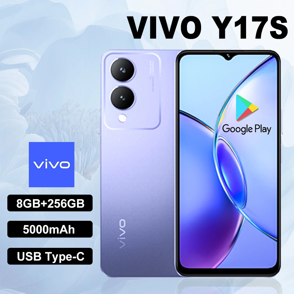 VIVO Y17S 4G smartphone 8GB+256GB/side fingerprint recognition/facial recognition/1080P@30fps recording/5000mAh long standby
VIVO Y17S 4G smartphone 8GB+256GB/side fingerprint recognition/facial recognition/1080P@30fps recording/5000mAh long standby