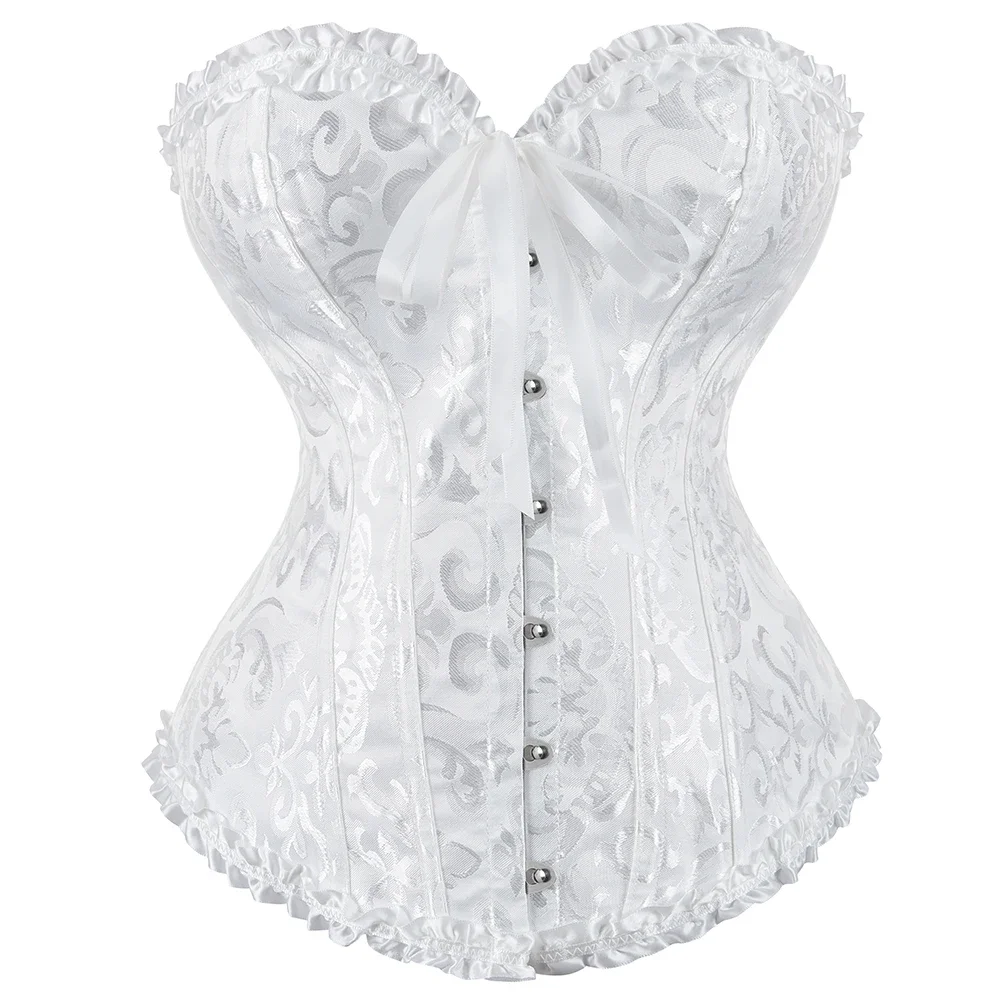 Red Corset Bustier Top Women Victorian Sexy White Black Green Vintage Flower Overbust Plus Size Lingerie Corselet
Red Corset Bustier Top Women Victorian Sexy White Black Green Vintage Flower Overbust Plus Size Lingerie Corselet