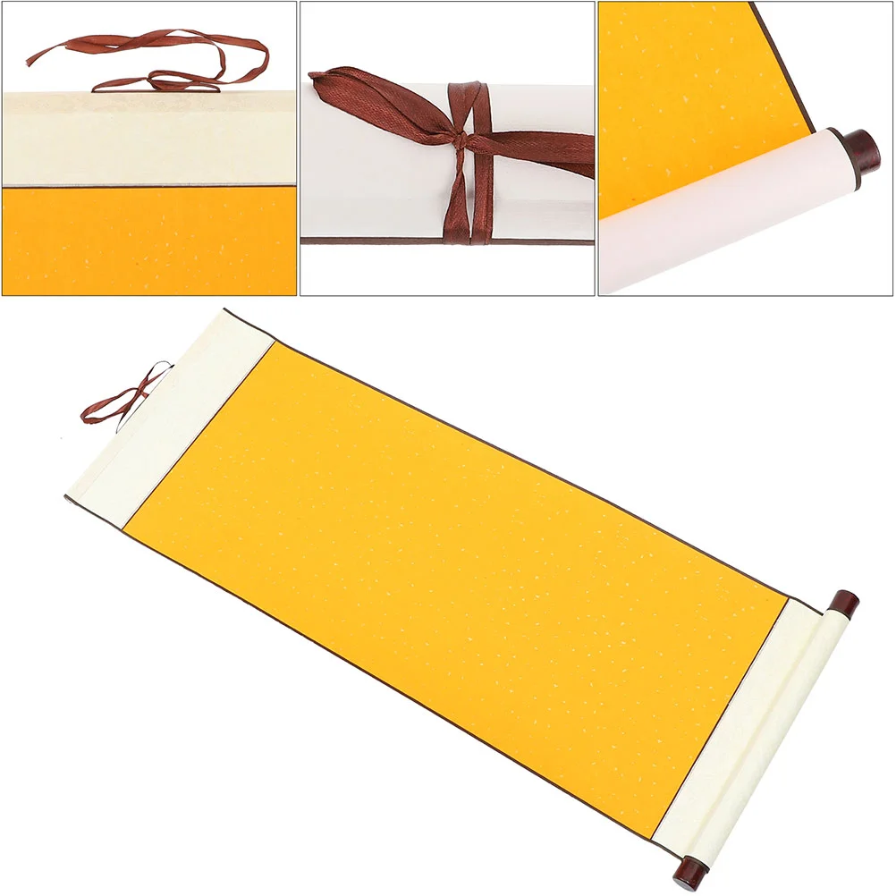 2 Pcs The Notebook Reel Painting Paper Calligraphy Accessory Japanese-style Chinese Practicing Yellow Xuan Scroll
2 Pcs The Notebook Reel Painting Paper Calligraphy Accessory Japanese-style Chinese Practicing Yellow Xuan Scroll
