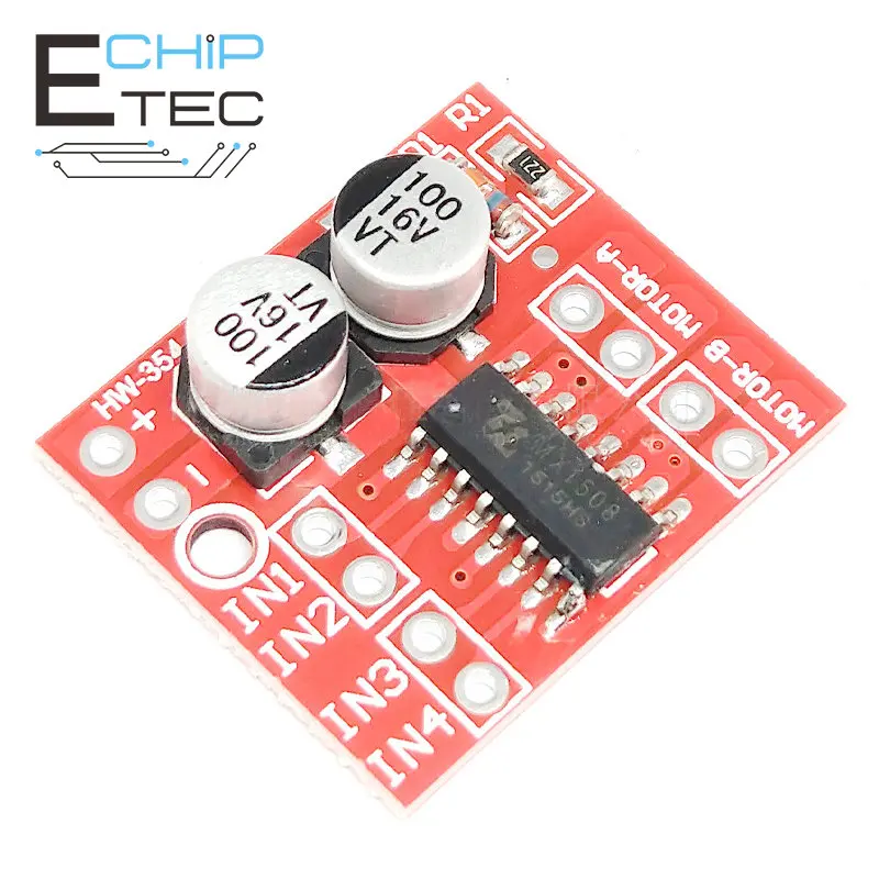 1.5A 2 Way DC Motor Driver Module 2 Channel PWM Speed Dual H-Bridge Mini Stepper Driver Board Better than L298N
1.5A 2 Way DC Motor Driver Module 2 Channel PWM Speed Dual H-Bridge Mini Stepper Driver Board Better than L298N