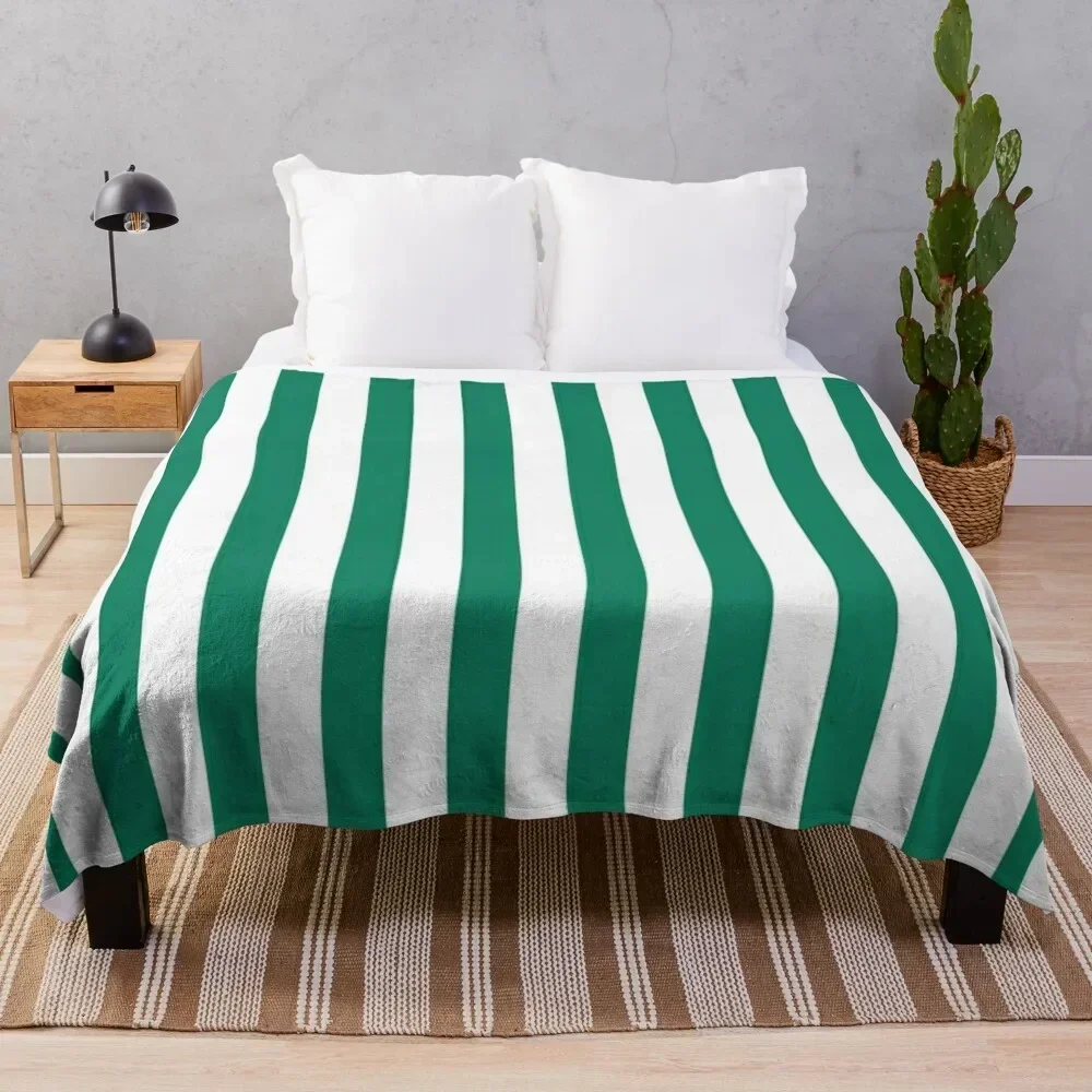 Green and White Vertical Striped Throw Blanket Summer Cool Breathable Blanket for Sleeping
Green and White Vertical Striped Throw Blanket Summer Cool Breathable Blanket for Sleeping